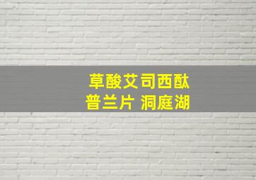 草酸艾司西酞普兰片 洞庭湖